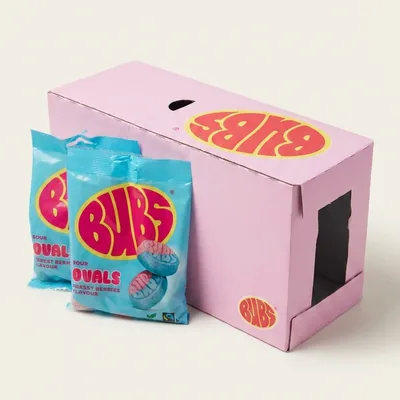 BUBS Forest Berries ovals, wholesale Swedish candy
