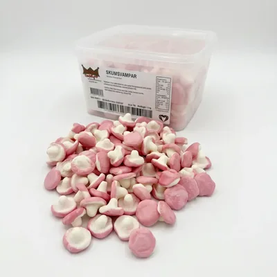 Franssons Foam Mushrooms, wholesale Swedish candy