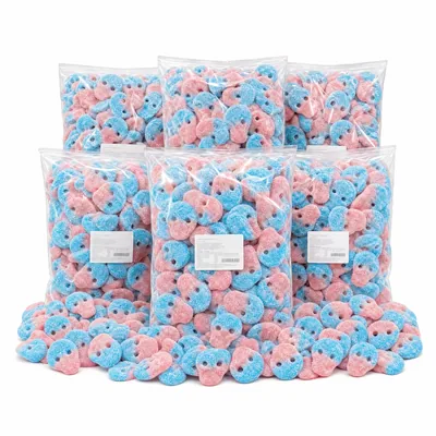 Matthijs Fizzy Skulls 6x4.41lb Swedish Candy, wholesale Swedish candy