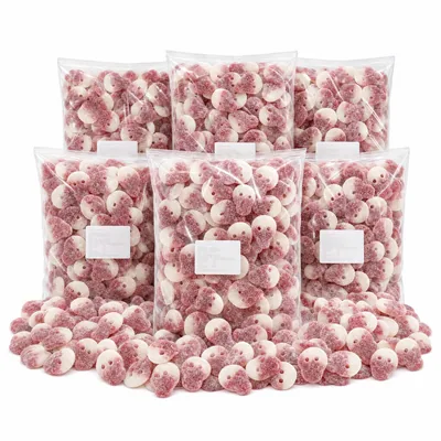 Matthijs Veggie Melon Skulls 6x4,41 LB Swedish…, wholesale Swedish candy