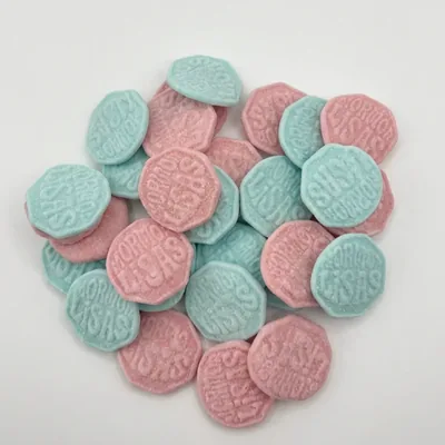 Mormor Lisa Badge Sour Fizzy, wholesale Swedish candy