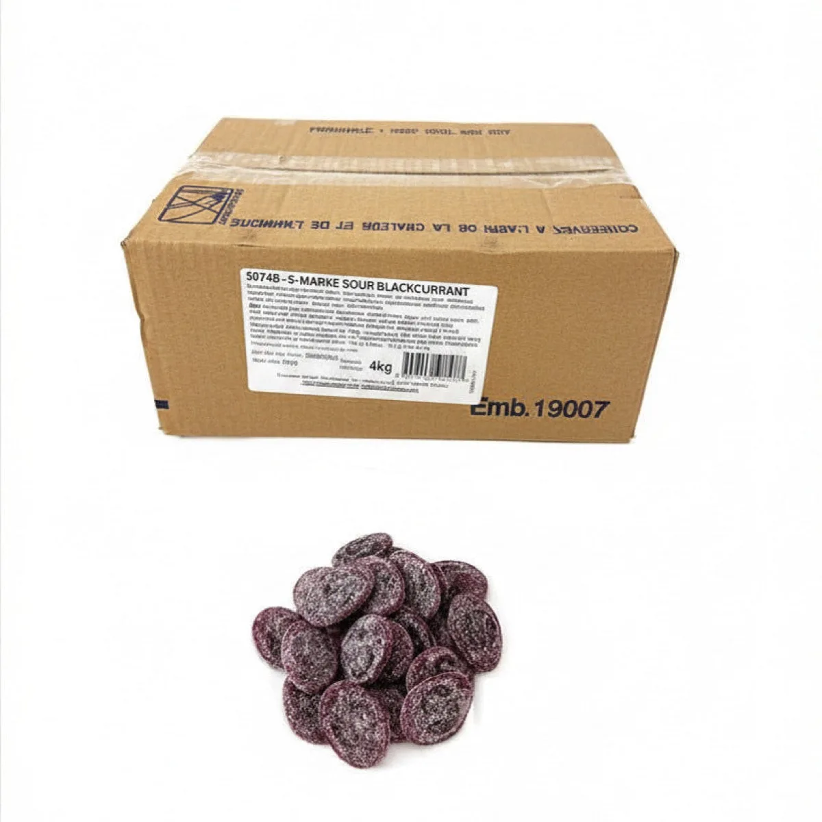 S-Märke S Mark Sour Blackckurrant, Swedish candy by the case (image 2 of 2)