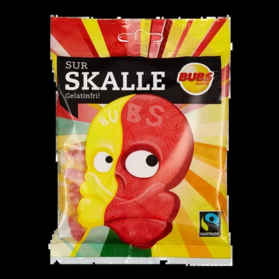 Bubs Sour Skull, wholesale Swedish candy