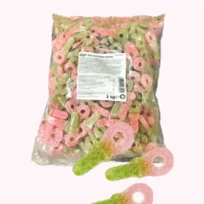 Sura Melonnappar / Sour Melon Pacifiers, wholesale Swedish candy
